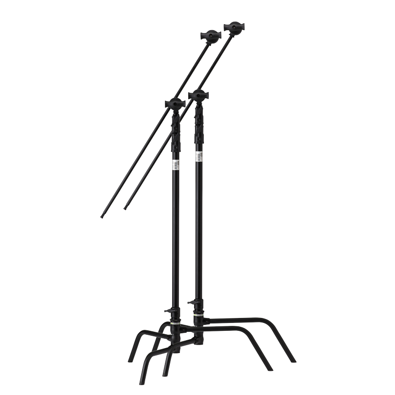 Kupo 40in Master C-Stand (Turtle Base) - Double Set - Black